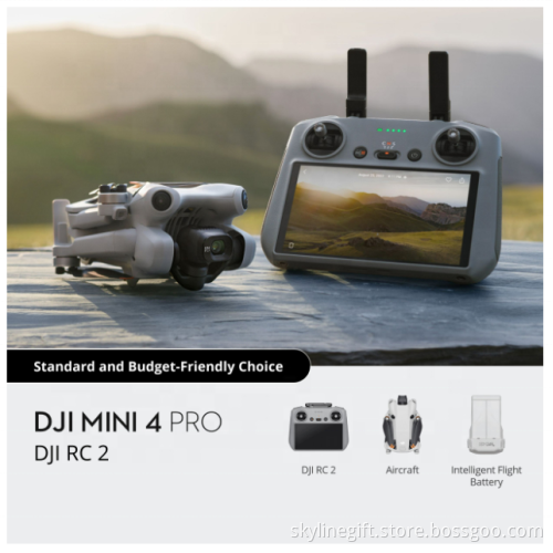 Original for DJI Mini 4 Pro (DJI RC 2) Drone with Remote Control with Screen 249g Drone Long Range with Camera